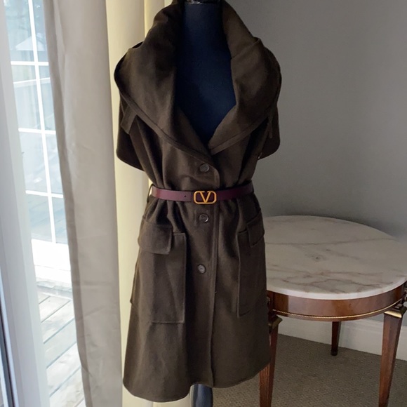 MAX AZRIA HOODED CAPE ONE SIZE - Picture 14 of 15